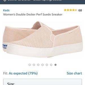 NEW Keds Light Pink Slip on shoes
